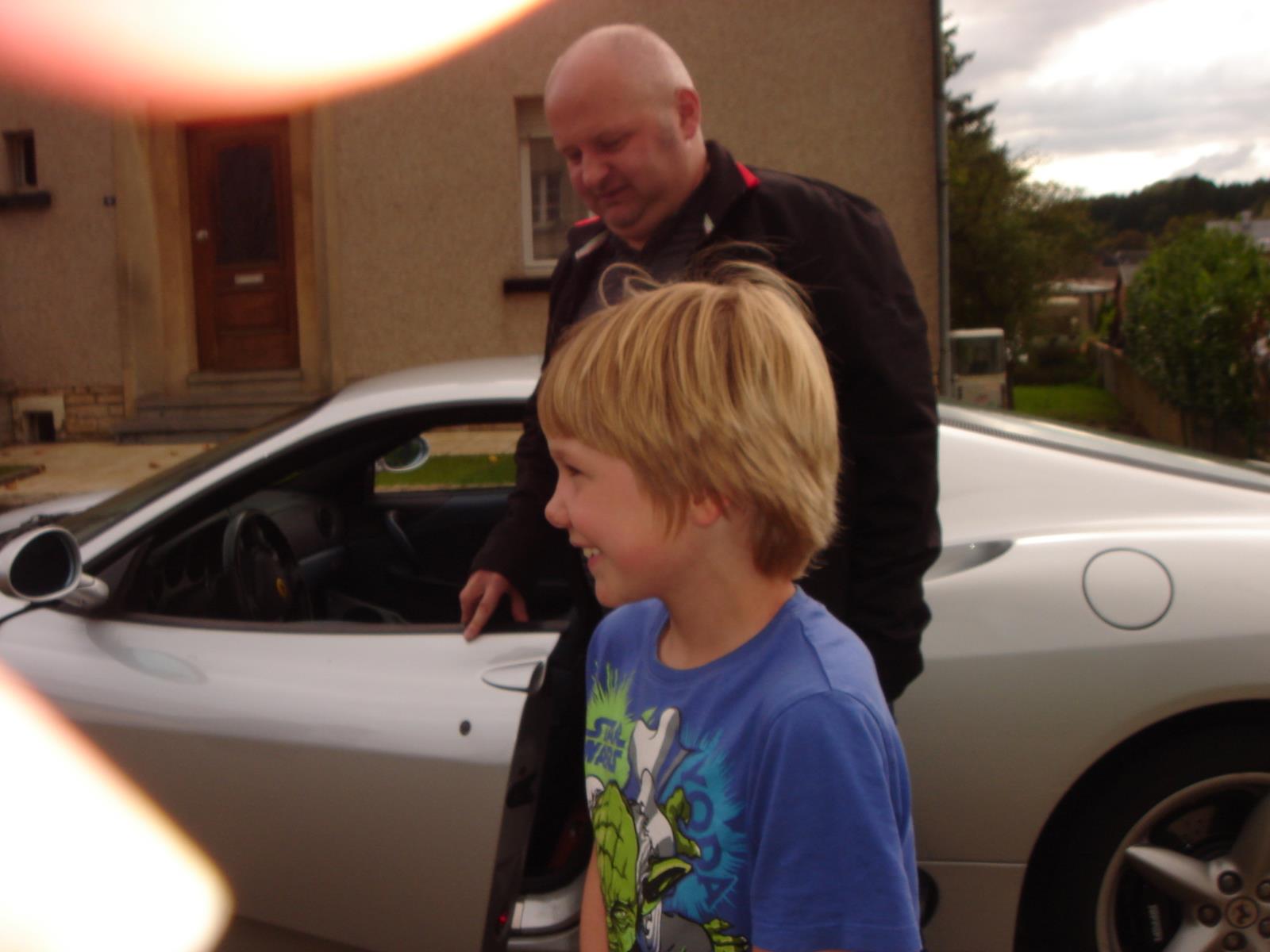 Nicolas en Ferrari