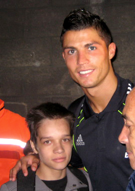 Diogo et Cristiano Ronaldo