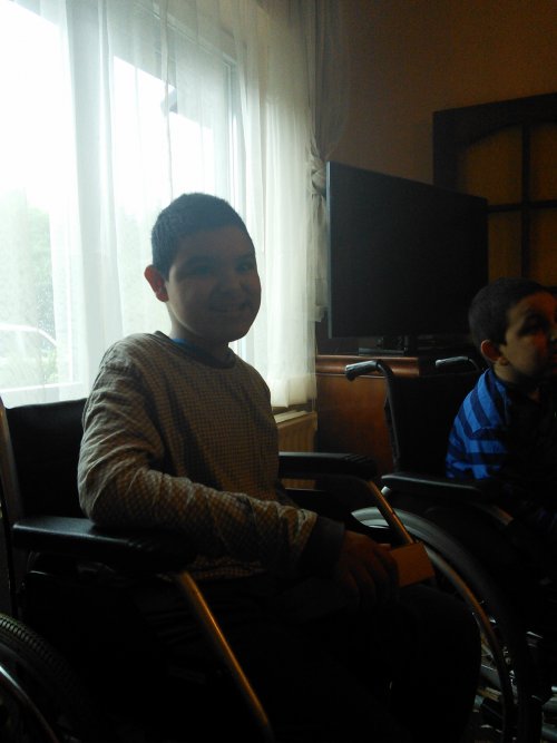 Abderrahmane et sa tablette Samsung