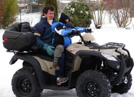 Aurélien en quad