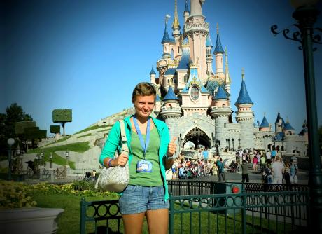 Elise à Disneyland PAris
