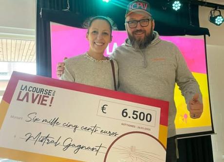 Course pour la Vie chèque