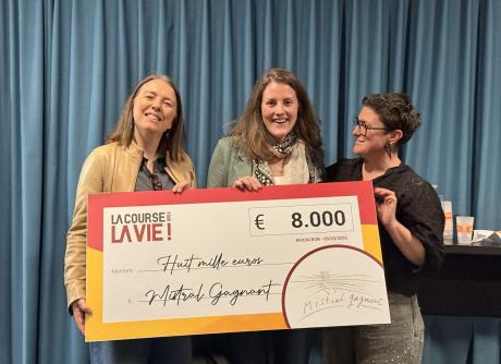 Chèque Course pour la Vie